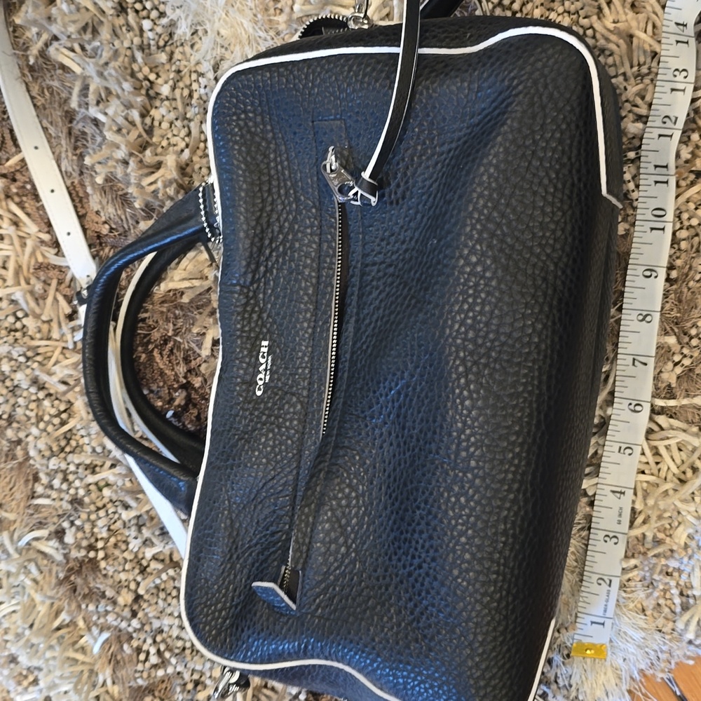 Black coach purse